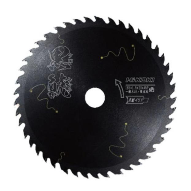 HiKOKI 黒鯱チップソー 165mm 45P 0037-5953 1枚 : 0037-5953 