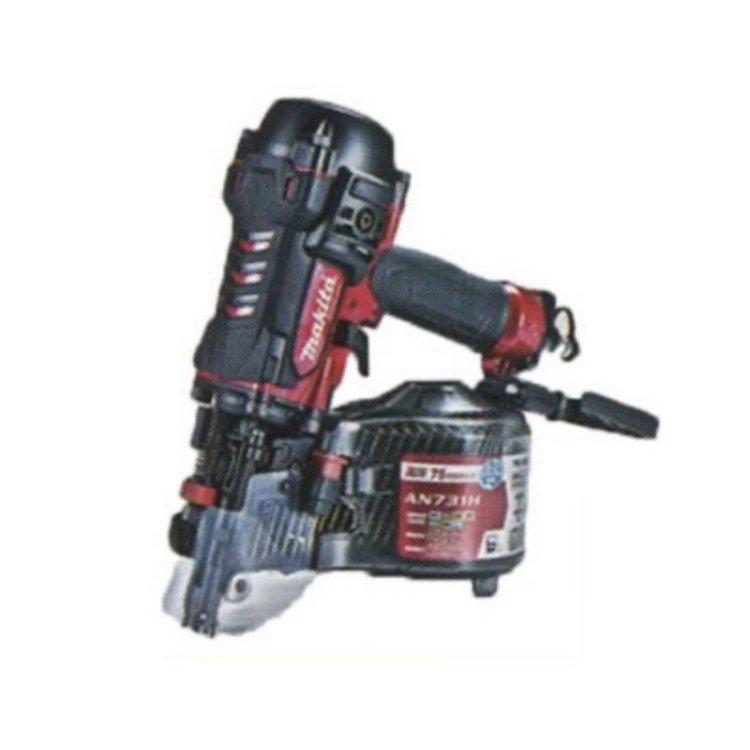 マキタ 75mm高圧エア釘打ち機 AN731H エアダスター付 : an731h  