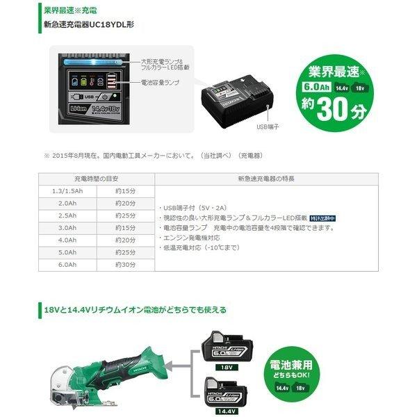HiKOKI（ハイコーキ） コードレスナイフカッタ CK18DSAL(NN) 本体のみ