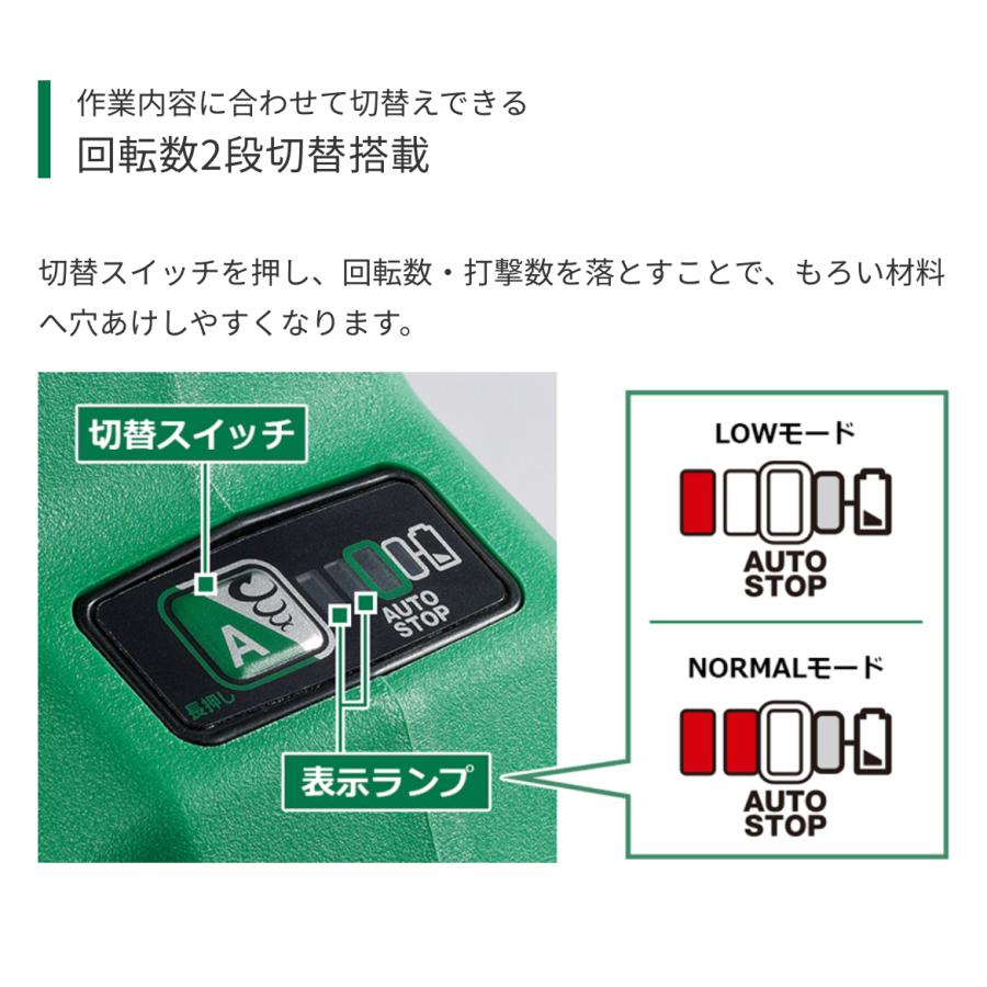 HiKOKI DH18DPA(2XP) コードレスロータリハンマドリル【市川行徳店】【店頭取引限定】【未使用】管理番号：IT1D8K9VUIEC HIKOKI DH18DPA(2XPZ) 18Vコードレスロータリーハンマドリル ウエダ