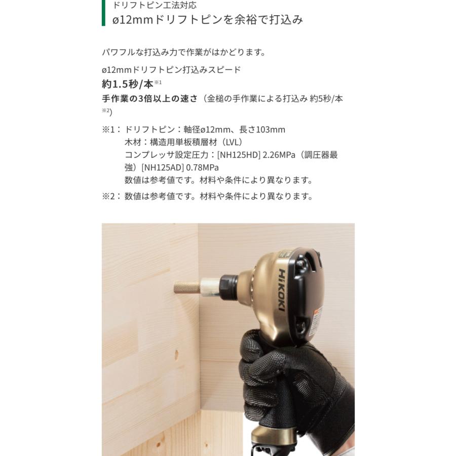 HiKOKI ＊HiKOKI 高圧ばら釘打機 NH125HD : やっさん家Yahoo!店