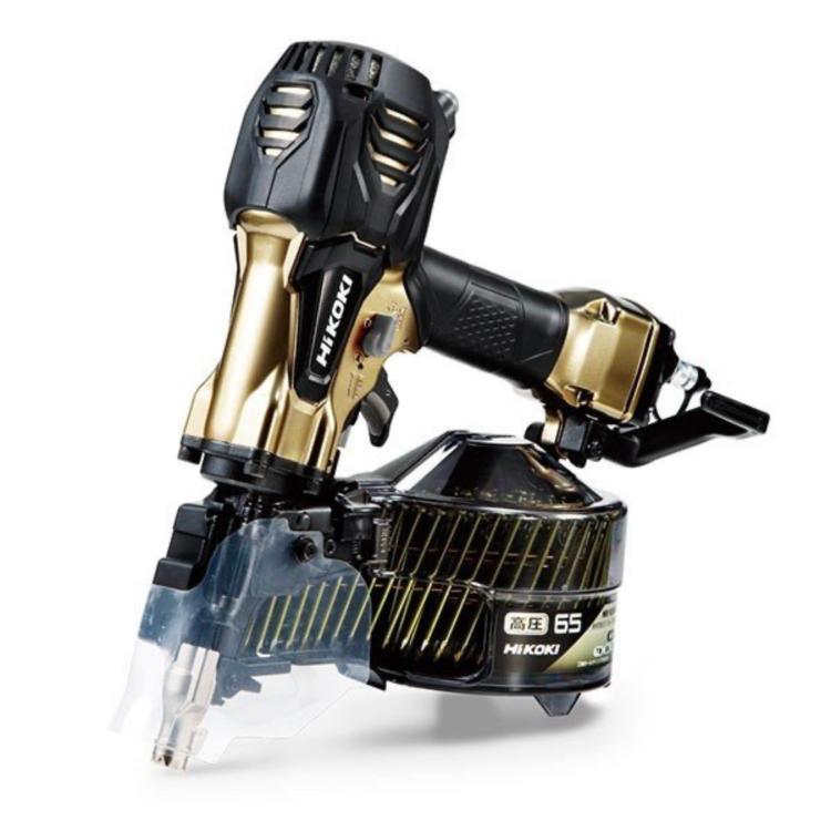 HIKOKI ハイコーキ NV65HR2 高圧釘打ち機 中古品 ケース付き 【ハンズ
