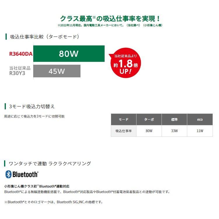 HiKOKI（ハイコーキ） コードレス小形集じん機 R3640DA(XPSZ) フルセット品 集じん容量18L : やっさん家Yahoo!店 ...