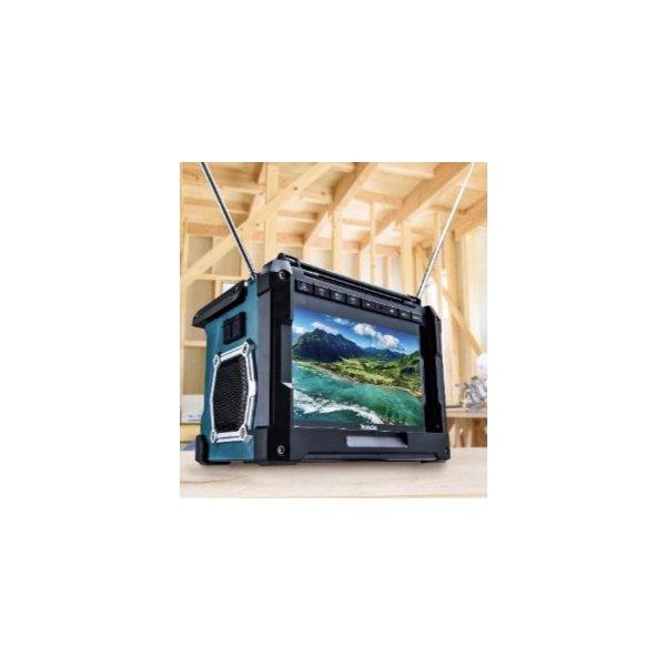 マキタ ・マキタ 充電式ラジオ付テレビ TV100 本体のみ マキタ ・マキタ 充電式ラジオ付テレビ TV100 本体のみ