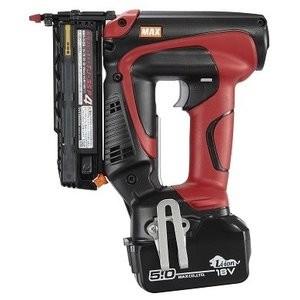 割引 やっさん家MAX マックス 充電式ピンネイラ 18V 5.0Ah TJ-35P4-BC