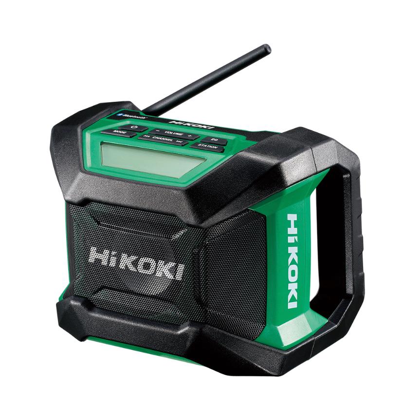 ・HIKOKI　14.4V/18Vコードレスラジオ　UR18DA（NN)　本体のみ　（蓄電池・充電器別売)