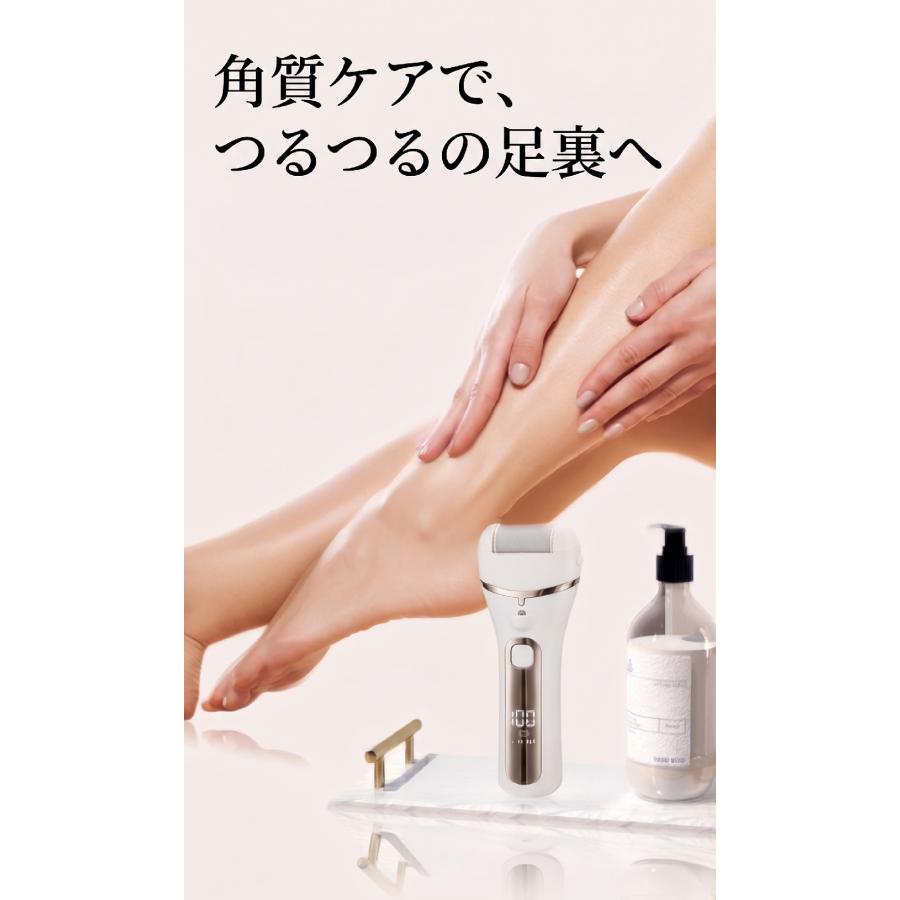 かかとリムーバー 電動角質リムーバー かかと削り かかと 足 角質除去 電動 角質やすり フットケア