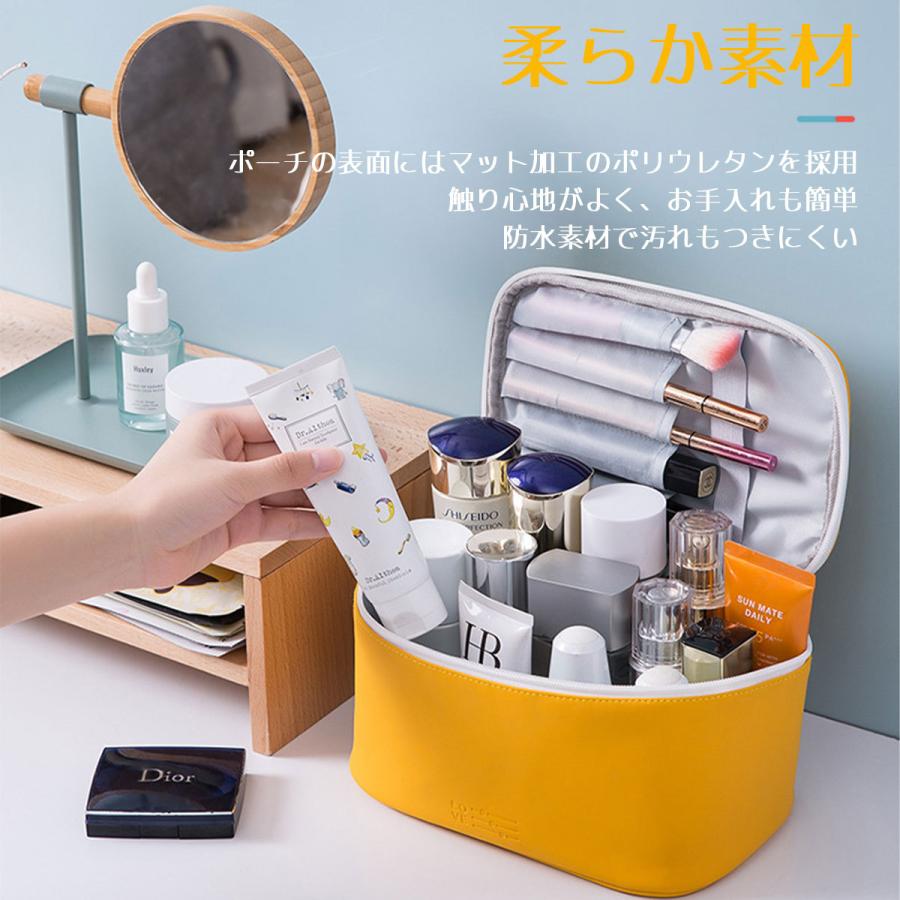 化粧ポーチ コスメポーチ メイクボックス トイレタリーバック メークポーチ コスメボックス コスメバック 化粧道具 大容量 使いやすい|yastrading|05
