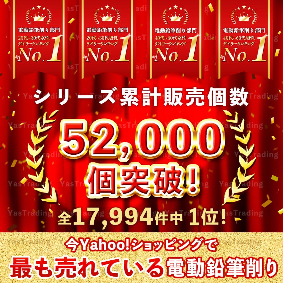 鉛筆削り 電動  こども おしゃれ 太さ調整機能 電池 USB 充電式モバイルバッテリー利用可 幼稚園 小学生 入学 プレゼント 替刃付き |  | 07