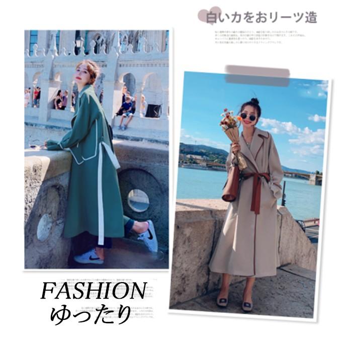 エポカ　ニットトレンチ風　ロングコート　タグ付き　新品未使用品 新作 トレンチコート レディース ロングコート ボタンなし