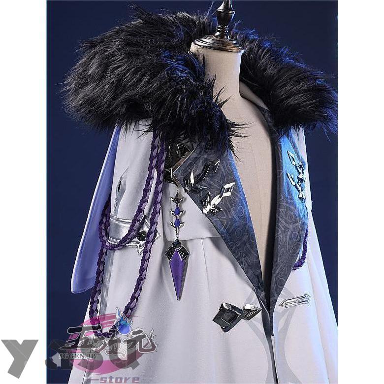 三分妄想 原神 コスプレ ファデュイ 執行官 隊長 マント 衣装 三分妄想 原神 コスプレ ファデュイ 執行官 隊長 マント 衣装