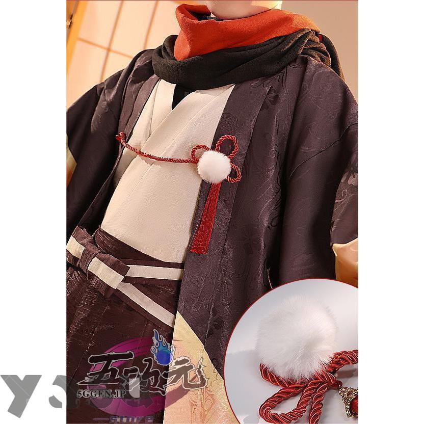 三分妄想 原神 コスプレ 楓原万葉 五歌仙 赤人 衣装 ※ウィッグ 追加 