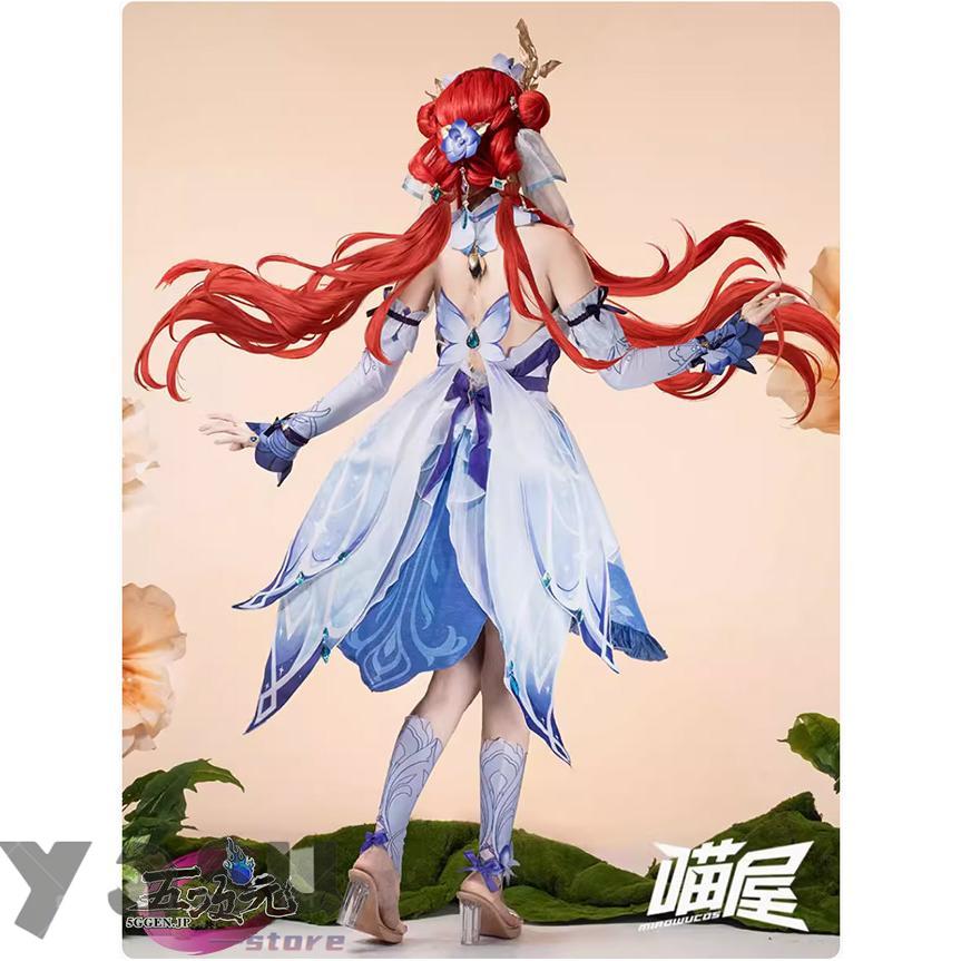 猫屋小舗 原神 コスプレ ニィロウ 東風はこぶ花の吐息 スキン 衣装 