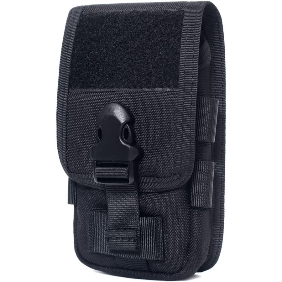 スマホポーチ Molle対応 スマートフォン 手帳型 スマホケース モール