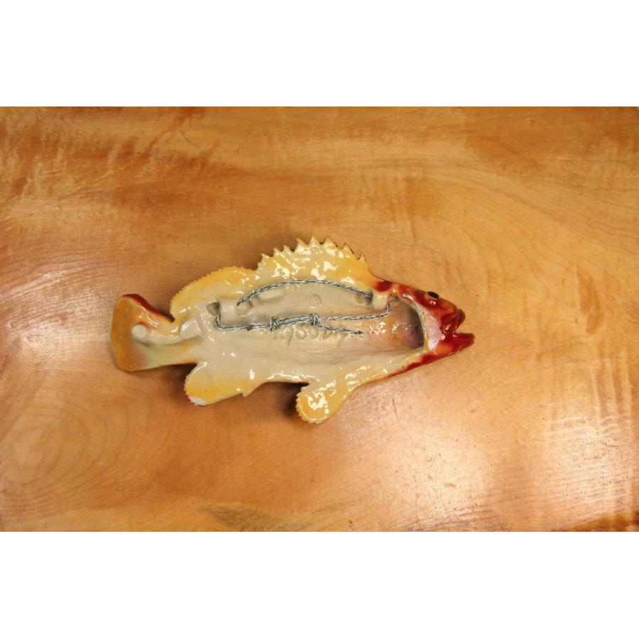 アカハタ（23cm型）陶芸作品 壁飾り（陶 さかな）｜yasudatoukougei｜12
