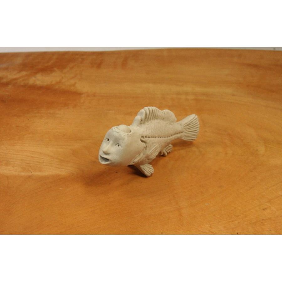 人面魚 貳型 単細胞脳 陶芸作品 置物mini 陶 さかな フィギュア Oki Jin 02 Tan やすだ陶工芸 通販 Yahoo ショッピング