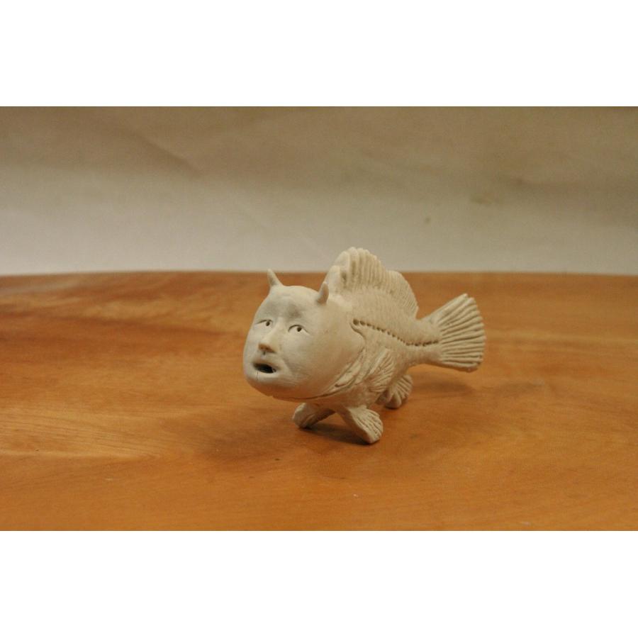 人面魚 貳型 つの 陶芸作品 置物mini 陶 さかな フィギュア Oki Jin 02 Tun やすだ陶工芸 通販 Yahoo ショッピング