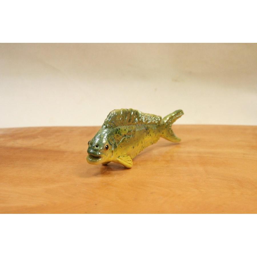 シイラ 陶芸作品 置物 mini（陶 さかな フィギュア） : やすだ陶工芸