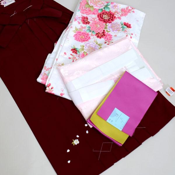 二尺袖 着物袴 フルセット 百花繚乱 卒業式にどうぞ！ 袴変更可能 新品 