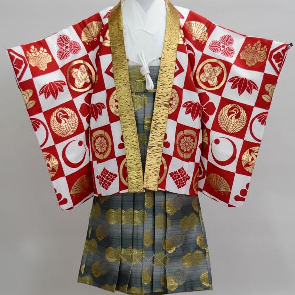 七五三 5歳 5才 新品 羽織 袴 着物セット 日本製 古都小町NO20922