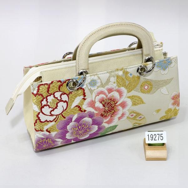 草履バッグセット 正絹 帯地 日本製 春爛漫 24.5cm L NO31929 ご成約》