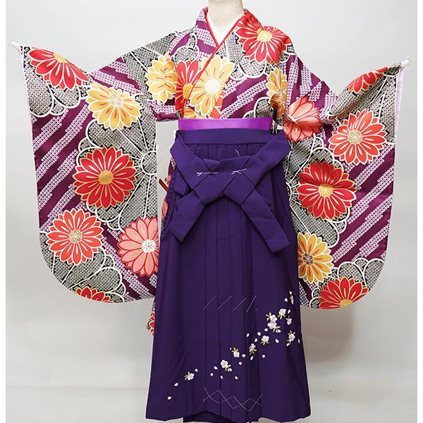 二尺袖 着物 袴フルセット ジュニア用へ直し 135cm〜150cm 大正浪漫 袴 