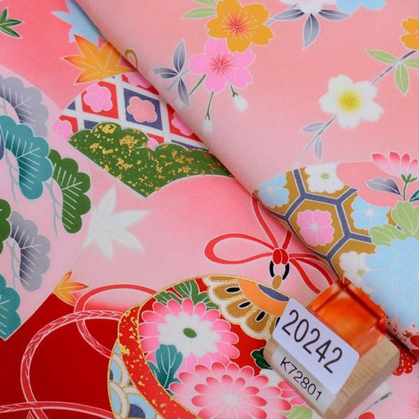 お宮参り産着 女児 正絹 のしめ 祝着 高級 本格手描き 新品 （株）安田 