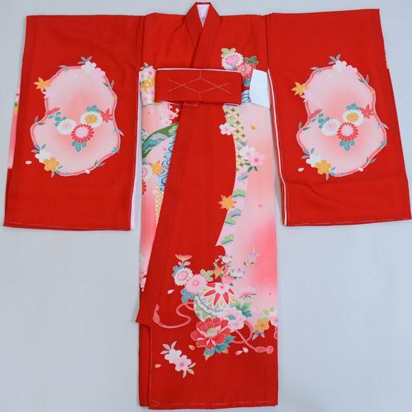 お宮参り産着 女児 正絹 のしめ 祝着 高級 本格手描き 新品 （株）安田 