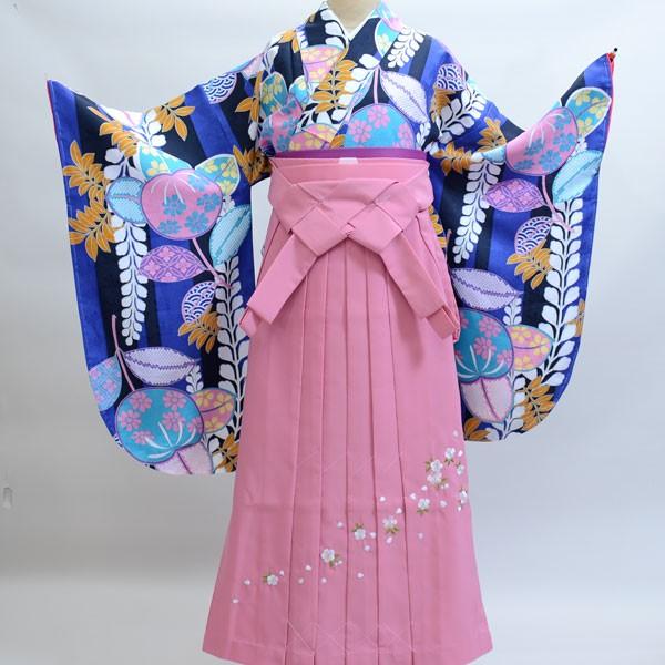 着物袴セット ジュニア用へ直し 144cm〜150cm CouCou Memoire（ククー メモワール） 卒業式にどうぞ 新品 （株）安田屋 NO20818-03