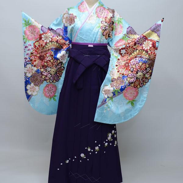 二尺袖 着物袴 フルセット ジュニア用へ直し 135cm〜143cm From KYOTO 袴変更可能 新品（株）安田屋 NO22930-02