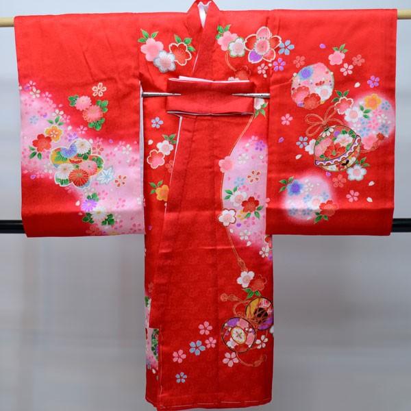 お宮参り産着 女児 女の子 正絹 のしめ 祝着 初着 綸子 新品 （株 