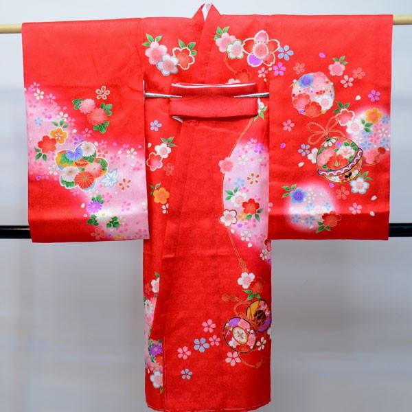 お宮参り産着 女児 女の子 正絹 のしめ 祝着 初着 綸子 新品 （株 