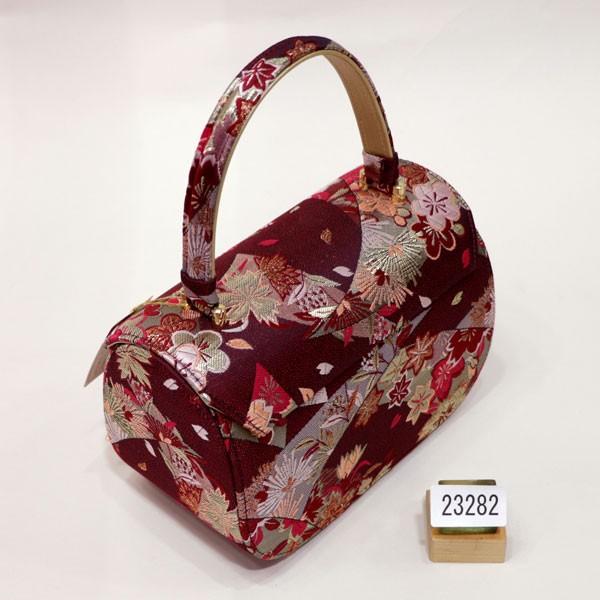 草履バッグセット 帯地刺繍 フリーサイズ 22.5～24.5cm NO23282
