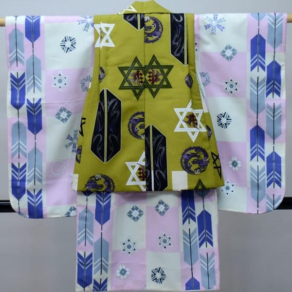 七五三 3歳 3才 三才 三歳 男児 男の子 着物 祝着 被布着物フルセット 