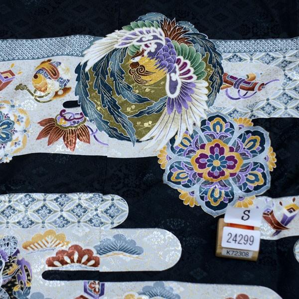 七五三 五歳 男児 羽織袴フルセット 着物 豪華絢爛 金刺繍 紋袴 S 5歳 