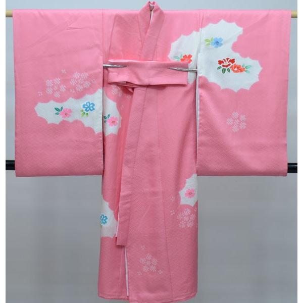 お宮参り 産着 女児 女の子 正絹 のしめ 祝着 初着 一つ身 綸子地 絞り 