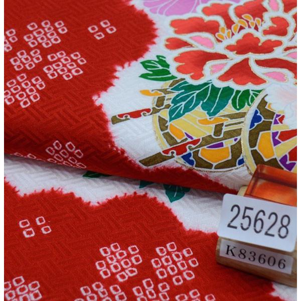 お宮参り産着 女児 女の子 正絹 のしめ 祝着 初着 一つ身 綸子地 絞り  