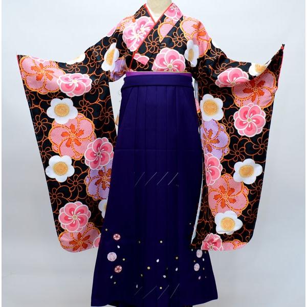 着物袴セット ジュニア用 145cm〜154cm 着物のブランド：小町 半衿の色 