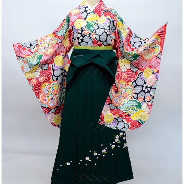 二尺袖 着物 袴フルセット ジュニア用へ直し 135cm〜150cm 和遊日 袴 
