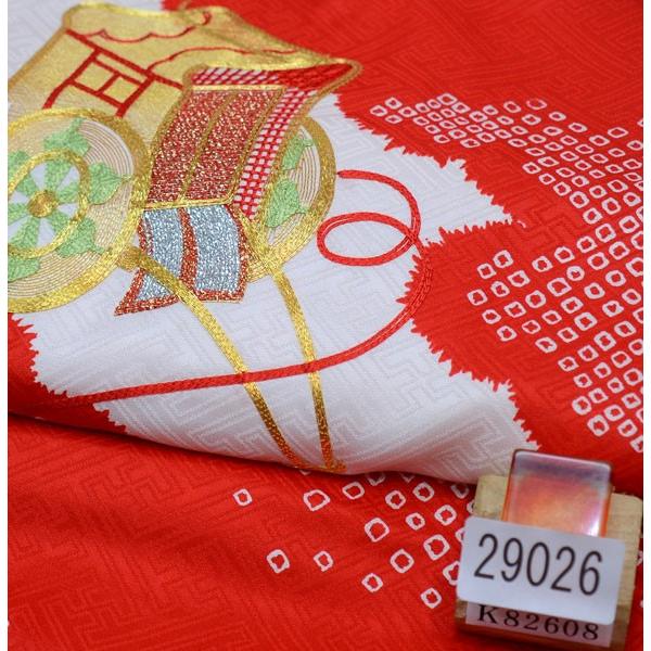 お宮参り 産着 女児 女の子 正絹 のしめ 金刺繍 祝着 初着 一つ身 新品 