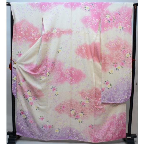 振袖 正絹 着物 仕立て上がり 着物単品 百花繚乱 成人式 結納 結婚式 