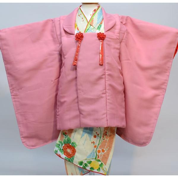 七五三 三歳 女児 被布着物セット 道行コート 兵児帯 足袋 腰紐1