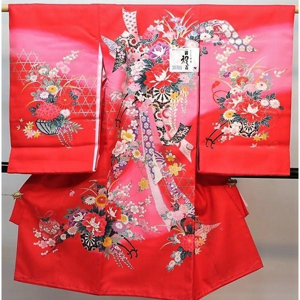 お宮参り 産着 女児 女の子 のしめ 祝着 合繊 祝着 新品 （株）安田屋 