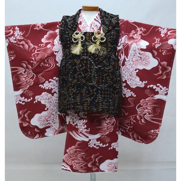 七五三 3歳 3才 三才 三歳 男児 男の子 被布 着物フルセット 生地は日本製 おりびと 新品 株 安田屋 M Www Unipymes Com