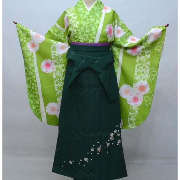 ジュニア用 袴セット 着物 袴色選択 135～143cm 新品 16021-02 ジュニア用 袴セット 着物 袴色選択 135～143cm 新品 16021-02