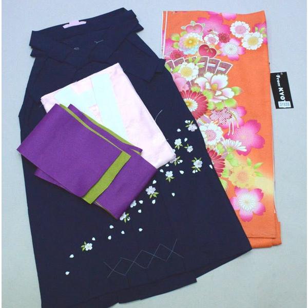 二尺袖 着物 袴フルセット From KYOTO 着物丈は着付けし易い 二尺袖 着物 袴フルセット From KYOTO 着物丈は着付けし易い