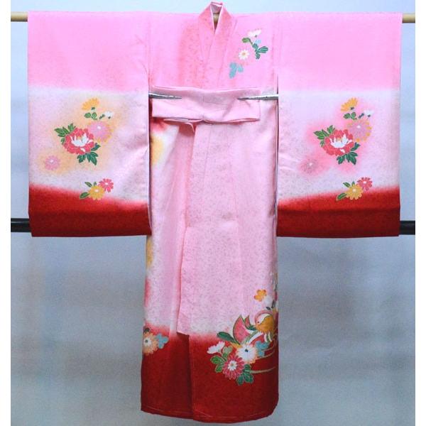 お宮参り 産着 女児 正絹 のしめ 豪華絢爛 刺繍 綸子地 祝着 新品 (株 