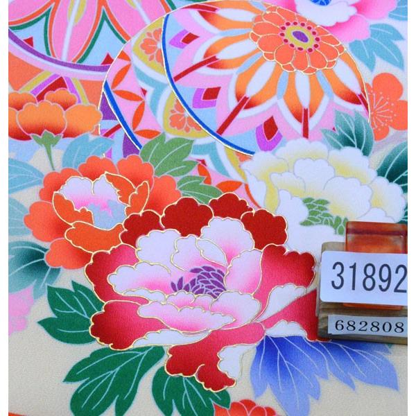 お宮参り 産着 女児 女の子 正絹 のしめ 手描き 祝着 新品（株）安田屋 