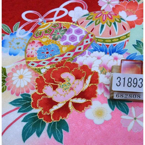 お宮参り 産着 女児 正絹 のしめ 豪華絢爛 金刺繍 綸子地 祝着 新品 