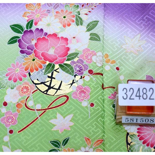 被布単品正絹三歳七五三NO32482